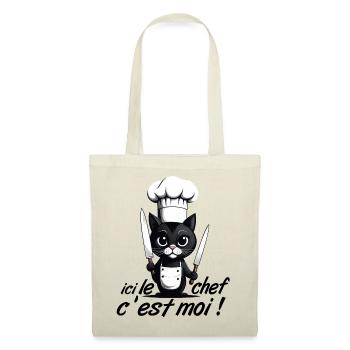 I'm the chef here! Cat Humor Chef Kitchen - Tote Bag - red - Front