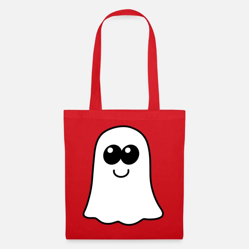 Boo-Gespenst - Stoffbeutel - Rot