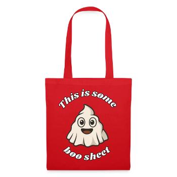 Boo sheet - Tote Bag - red - Front