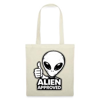 Alien Approved Thumbs Up Top Alien - Tote Bag - red - Front