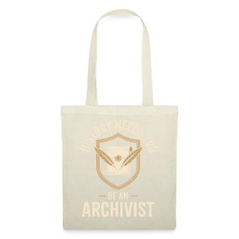 Archivist Crest with Quill Badge - Tote Bag - red - Front