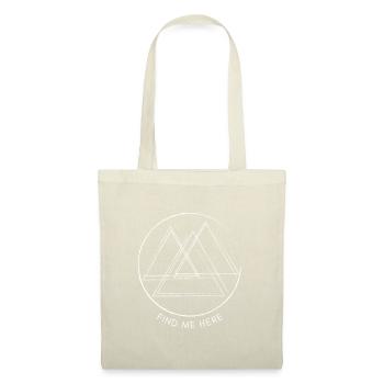 Berge / Find me here - Tote Bag - red - Front