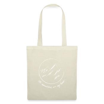 Berge / Mountains are my home - Tote Bag - red - Front