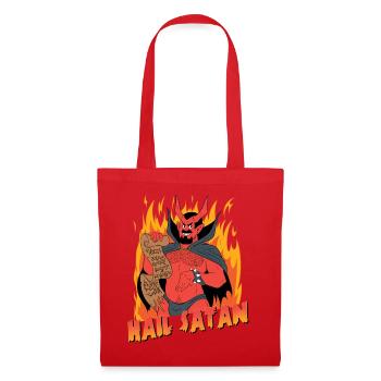 Hail Satan! - Tote Bag - red - Front