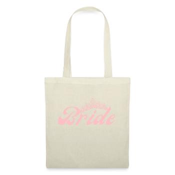 Bride Krone - Bride to be - JGA Premium Shop - Stoffbeutel - Rot - Vorne