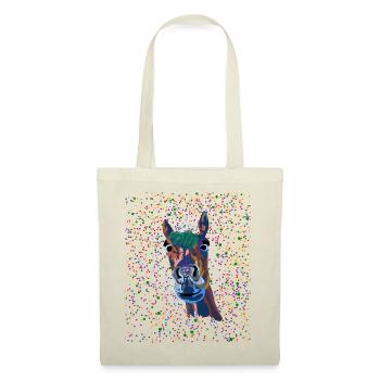 Horse's head - symbol for riders - Tote Bag - red - Front