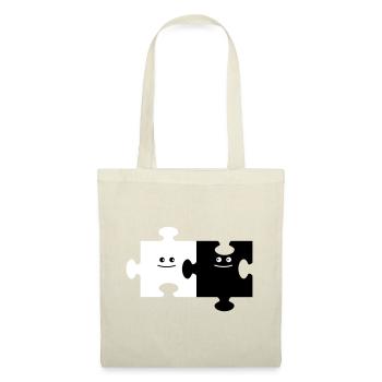 Puzzle Pair - Tote Bag - red - Front