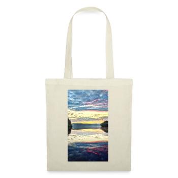 Sunset at the quiet lake - Tote Bag - red - Front