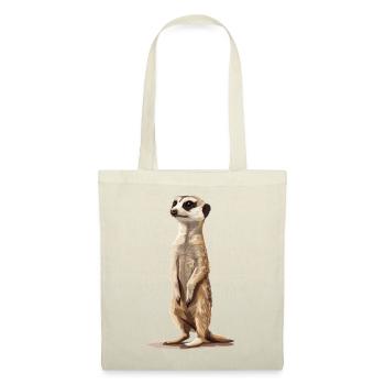 Meerkat Erdmännchen - Stoffbeutel - Rot - Vorne