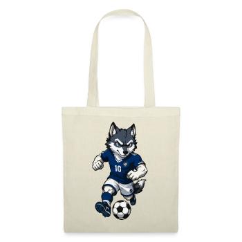 Attaquant des Blue Wolf en maillot - Sac en tissu - rouge - Devant