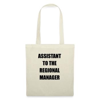assistant du directeur régional, le bureau - Sac en tissu - rouge - Devant