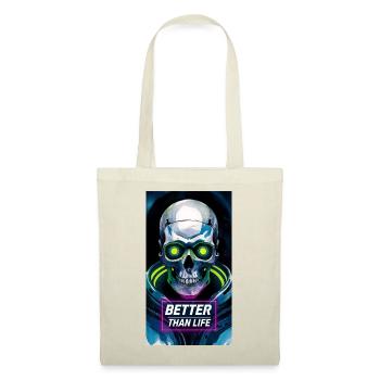 Skull - Tote Bag - red - Front