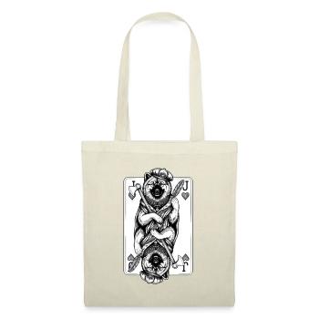 Eurasier | Jack Of Hearts | Karten - Stoffbeutel - Rot - Vorne