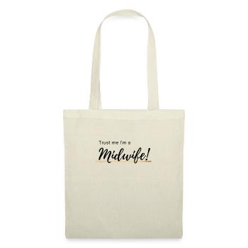 Trust me I m a midwife - Stoffbeutel - Rot - Vorne