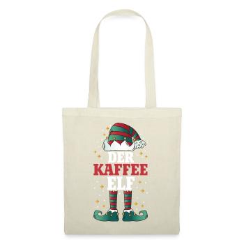 Noël L’Elfe du Café - Sac en tissu - rouge - Devant