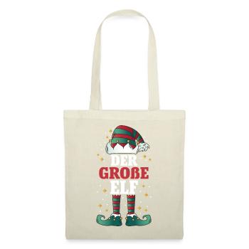 Noël Le Grand Elfe - Sac en tissu - rouge - Devant