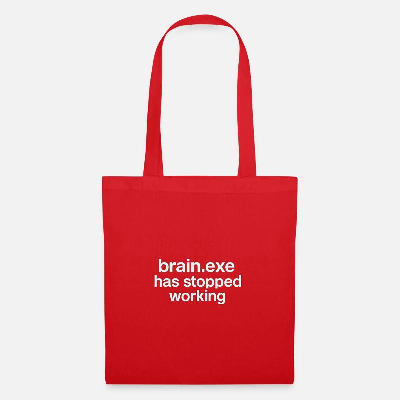brain.exe has stopped working - Tote Bag - red