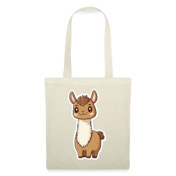 Llama Alpaca Llama Animal Gift - Tote Bag - red - Front