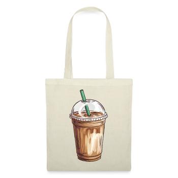 Iced Coffee Illustration for Cafe Enthusiasts - Tote Bag - red - Front