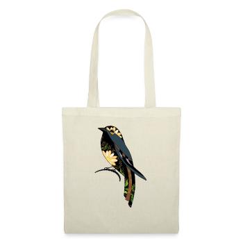 Oiseau - Sac en tissu - rouge - Devant