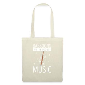 Basson pour basson anches et bassoniste - Sac en tissu - rouge - Devant