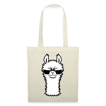 Lama Lunettes de soleil Angry Cool Furry Alpaga Sour - Sac en tissu - rouge - Devant