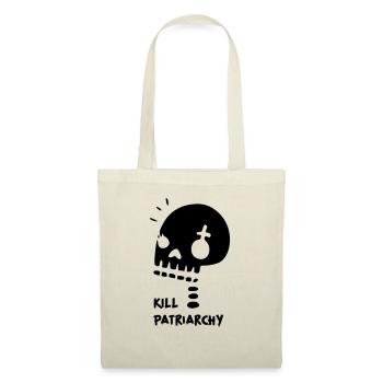 Crâne du féminisme - Sac en tissu - rouge - Devant