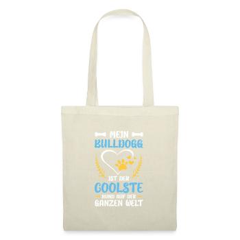 My Bulldog: Coolest Dog in the World - Tote Bag - red - Front