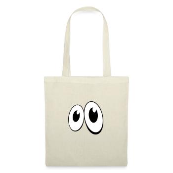 Eyes Comic-Style (1c) - Tote Bag - red - Front