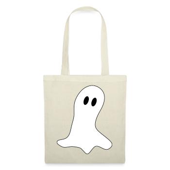 T-shirt d’Halloween Fantôme effrayant mignon - Sac en tissu - rouge - Devant
