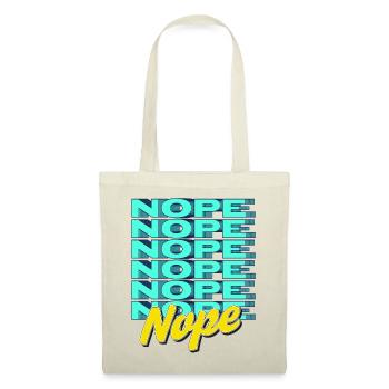 NOPE – Bold & Sassy Statement - Stoffbeutel - Rot - Vorne