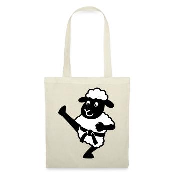 Karate Sheep - Tote Bag - red - Front