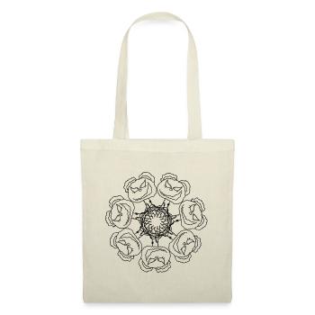 Cercle d’arbres - Sac en tissu - rouge - Devant