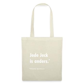 Chaque Jeck est différent - Sac en tissu - rouge - Devant