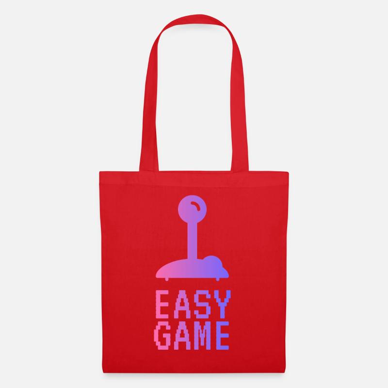 Easy Pixel Gradient Game - Tote Bag - red