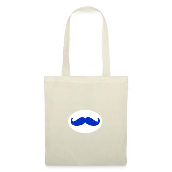 Herr Moustache - Stoffbeutel - Rot - Vorne