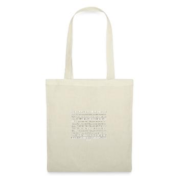 Si vous pouvez lire ceci, c’est que vous êtes trop près. - Sac en tissu - rouge - Devant