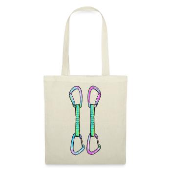 Rock climbing quickdraws - Tote Bag - red - Front