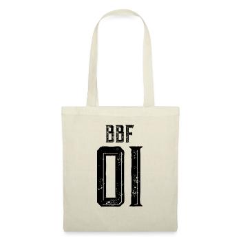 Bff 01 Beste Freunde - Stoffbeutel - Rot - Vorne