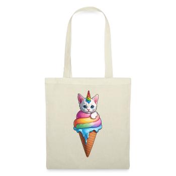 Unicorn Kitten - Tote Bag - red - Front