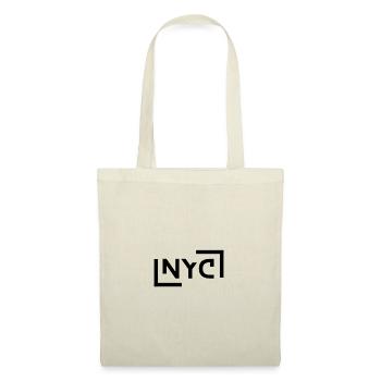 Future City Design – 3-digit - NYC black - Tote Bag - red - Front