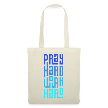 Pray Hard Work Hard - Tote Bag - red - Front