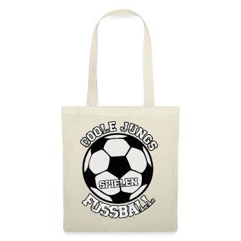 Cooler Jugend Fußball Schirm - Stoffbeutel - Rot - Vorne