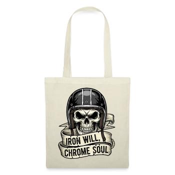 Iron Will, Chrome Soul - Stoffbeutel - Rot - Vorne