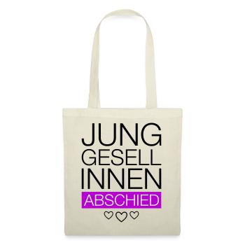 Junggesellinnen Abschied Herz - Stoffbeutel - Rot - Vorne