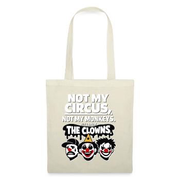 Not My Circus Not My Monkey Statement - Tote Bag - red - Front