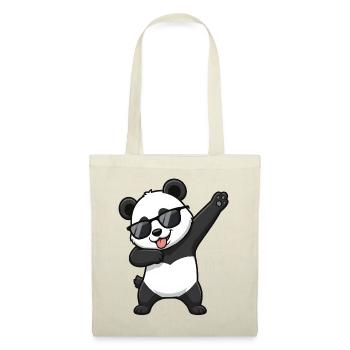 Dabbing Panda - Stoffbeutel - Rot - Vorne