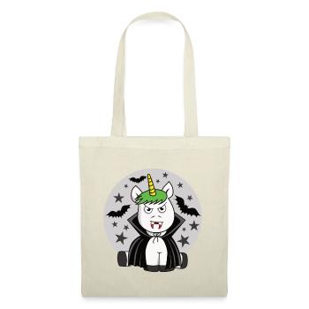 Licorne de vampire - Sac en tissu - nature - Devant