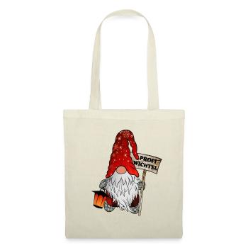 Gnome professionnel – Le gnome de Noël professionnel - Sac en tissu - rouge - Devant