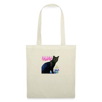 0 chatte - Sac en tissu - rouge - Devant